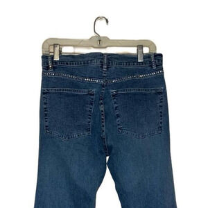 Y2K Rhinestone Embellished Flared Denim